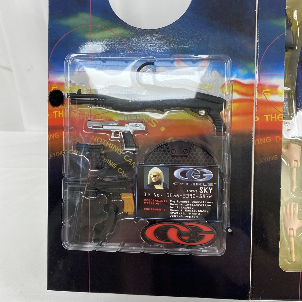 Caja Azul Cy Girls Agente Cielo Coleccionable Completo Posable Figura Juguetes con Accesorios Foto 4 de 4