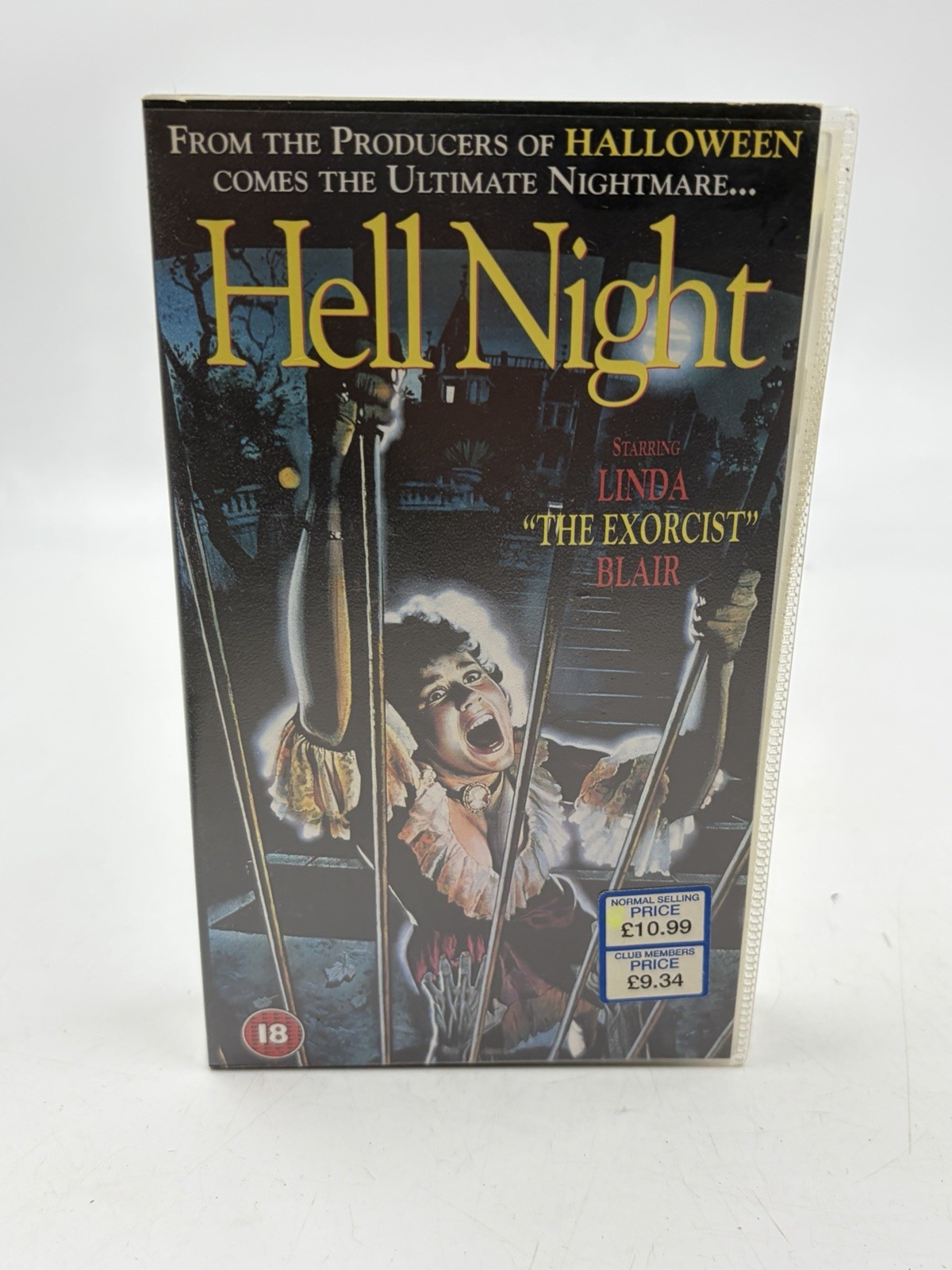 HELL NIGHT RARE VHS VIDEO Pal UK LINDA BLAIR HORROR Small Box