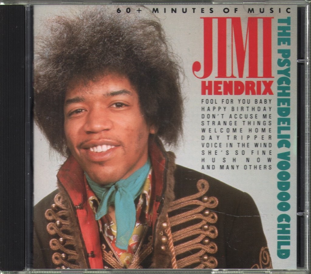 Jimi Hendrix Psychedelic Voodoo Child CD Belgium Remember 1989 RMB75003