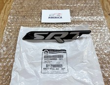 2015-2018 Dodge Challenger Chrome Black Srt Grille Emblem Mopar Oem 68239550ad 2015-2018 Dodge Challenger Chrome Black Srt Grille Emblem Mopar Oem 68239550ad