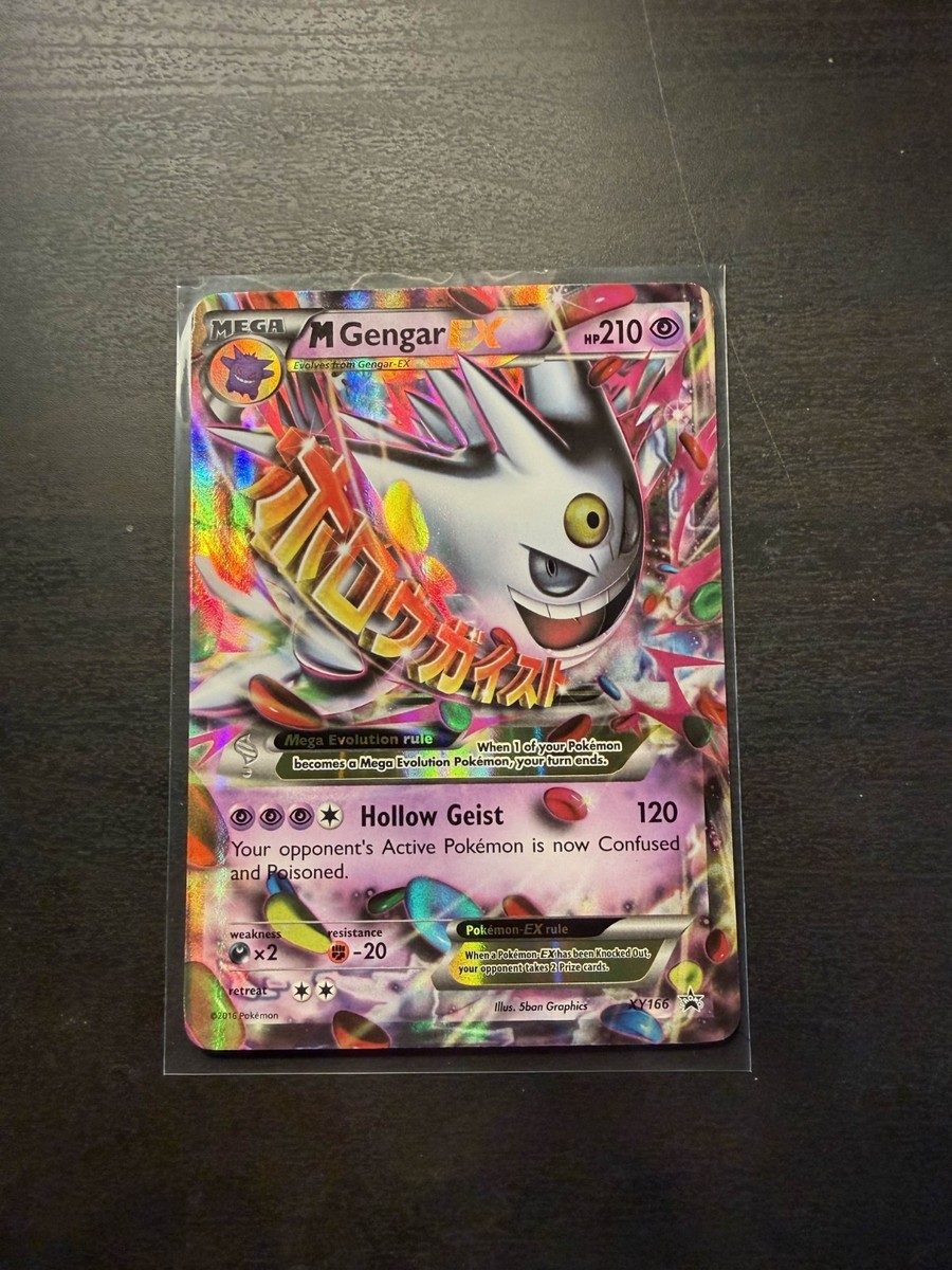 Mega Gengar EX #XY166 Holo full art Pokemon Promo 2016 MP/HP | eBay