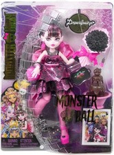 Monster High Monster Ball Doll, Draculaura in Party Dress with Themed Accessorie