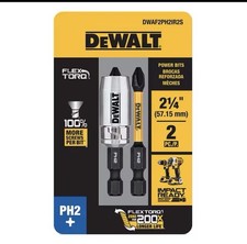 DeWALT FLEXTORQ Impact Magnetic Bit  PH2 57mm Heavy Duty Screwdriver Bit Set