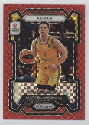 2023 Prizm Turkish Airlines EuroLeague Red Power 17/75 Matteo Spagnolo #41 1pe9