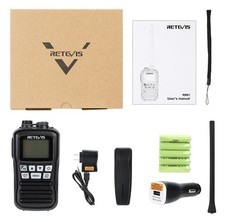 RM01 Handheld Marine Two-Way Radio, Rechargeable Floating IP67 Waterproof, NOA