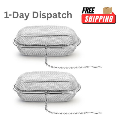 2PCS Stainless Steel Ultrasonic Cleaner Baskets for Jewelry Small Parts Washer