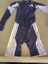 Men's Size S Adidas Pro Elite Team Promo LS Speedsuit 2024 Purple IN1130 NWT
