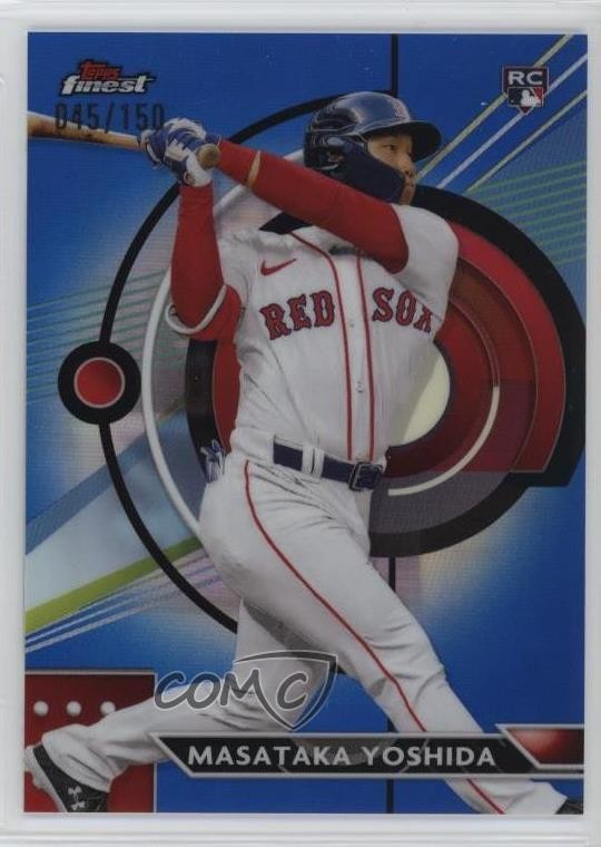 2023 Topps Finest Blue Refractor 45/150 Masataka Yoshida #76 13c1