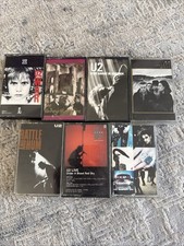 U2 Cassette Lot of 7 - Joshua Tree, Achtung Baby, War, Unforgettable Fire, Etc.