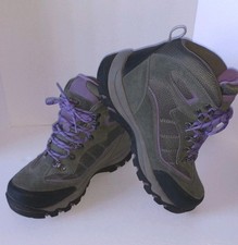 Bottes De Randonnée Hi-Tec Skamania Pour Femme - Imperméables, Taille 9M US, Gris/viola