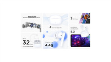 TCL MOVEAUDIO Air Wireless Earbuds Bluetooth 5.2 Noise Cancelling Kopfhörer Weiß – Bild 9