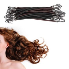 20 PCS Bungee Hair Ties Ponytail Hooks Elastic Holders Clips Wrap Accessories