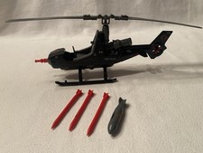 Vintage 1983 GI JOE ARAH Cobra FANG HELICOPTER Almost Complete