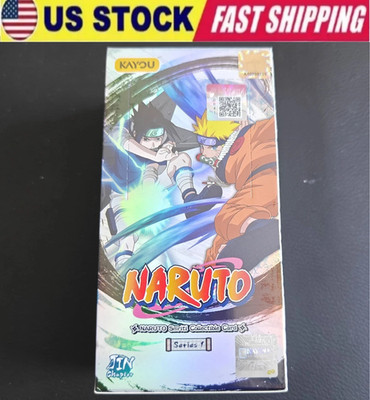 KAYOU NARUTO Collectible Card Chapter Jin Series1 English Version Sealed 10Packs