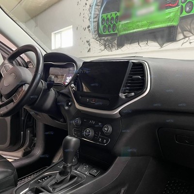 for Jeep Cherokee 2015-2018 Radio 10.1'' GPS Navigation Apple CarPlay