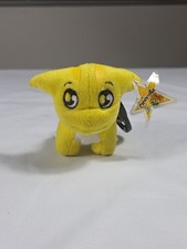 Neopets Poogle Yellow Keychain Plush Stuffed Animal Toy Mini 3” McDonald’s Toy