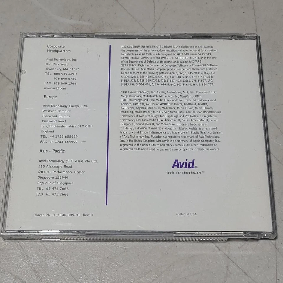 AVID MCXpress Release 1.5.3 for Mac / Macintosh Software CD-Rom - Image 3 of 3