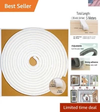 Durable Weatherstripping Brush for Sliding Windows/Doors - Energy Efficient Seal