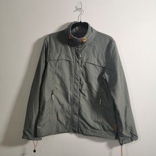 Quick Silver Jacket Grey Size 2 Full zip, acc...