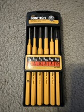 Stanley Bostitch 6-Piece Pin Punch Set. Very Good+ Condition🔥🔥🔥