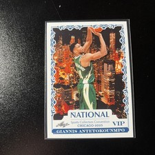 2025 Leaf The National NSCC VIP Giannis Antetokounmpo #VIP-4 Milwaukee Bucks