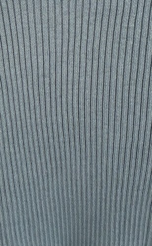 Loft Damenpullover einfarbig blau Acrylmischung Rippstrick U-Ausschnitt Langarm XS - Bild 4 von 4