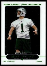 2005 Topps Chrome Mike Nugent Rookie New York Jets #257