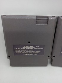 Lot Of 2 Nintendo NES Super Mario Bros Duck Hunt & Super Mario Bros 3 Authentic