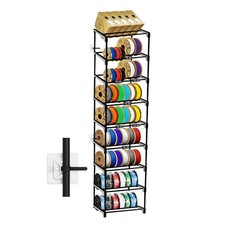 9-Tier 3D Printer Filament Storage Rack, Holds Up to 54 1kg Spools, Space-Sav...