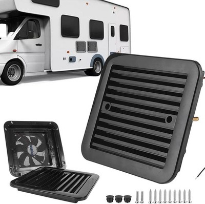 AUTOXBERT RV Side Vent Fan, 2.4W 12V One-Way Silent Wind Air Ventilation Exhaust