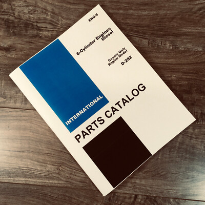 #ad #ad International D 282 6 Cyl Diesel Engine For 560 660 Tractor Parts Manual Catalog $12.97