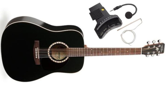 Guitare Art & Lutherie Western folk Black Satin pour animer vos soirées et sessions acoustiques