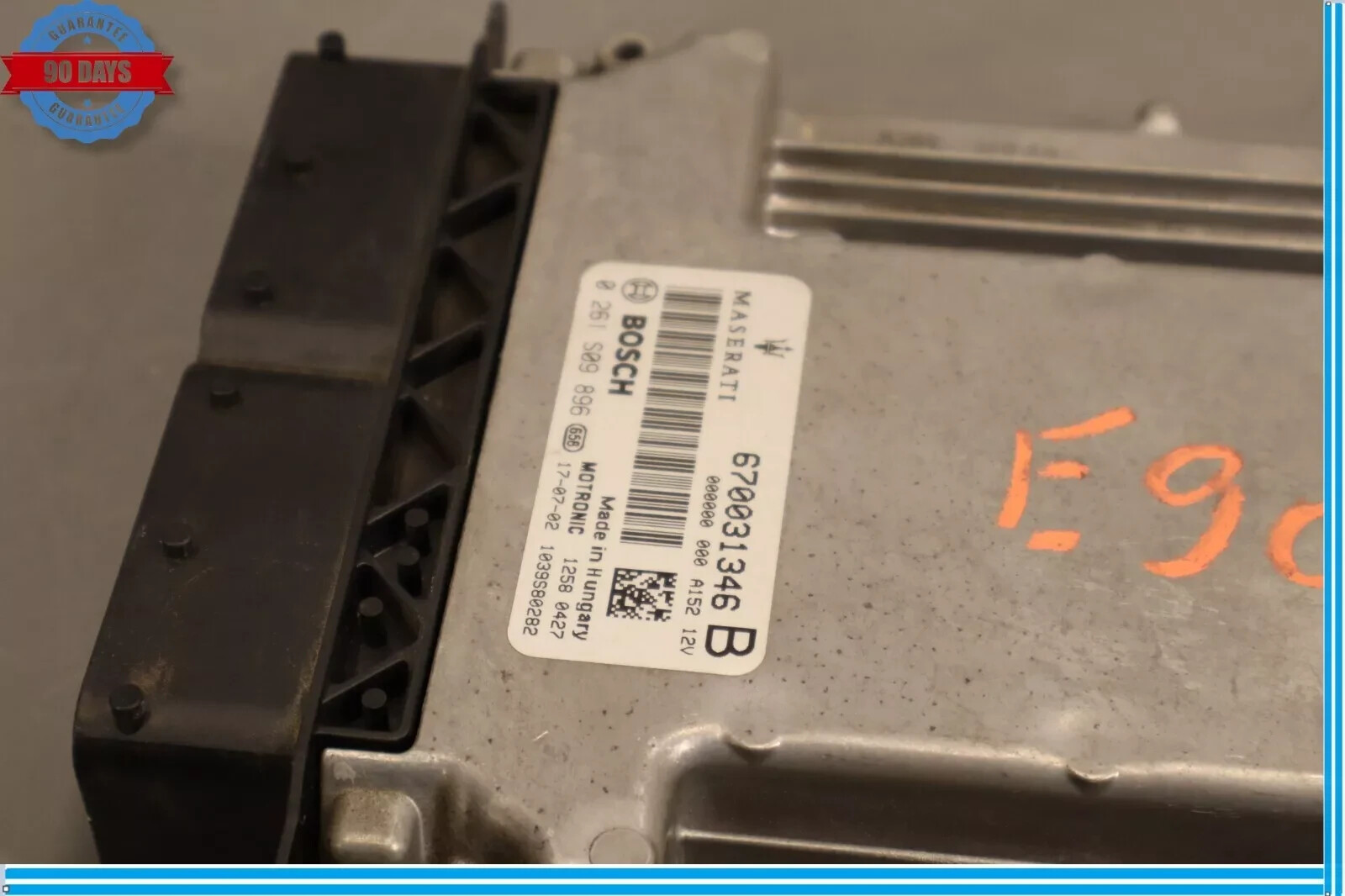 14-18 Maserati Ghibli ECU ECM Engine Computer Control Module Unit 670031346B OEM