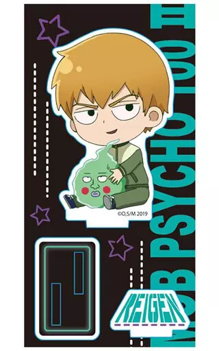 Acrylic Stand Panel Reigen Arataka Jersey Gyugyutto Figure Mob Psycho 100 Ii