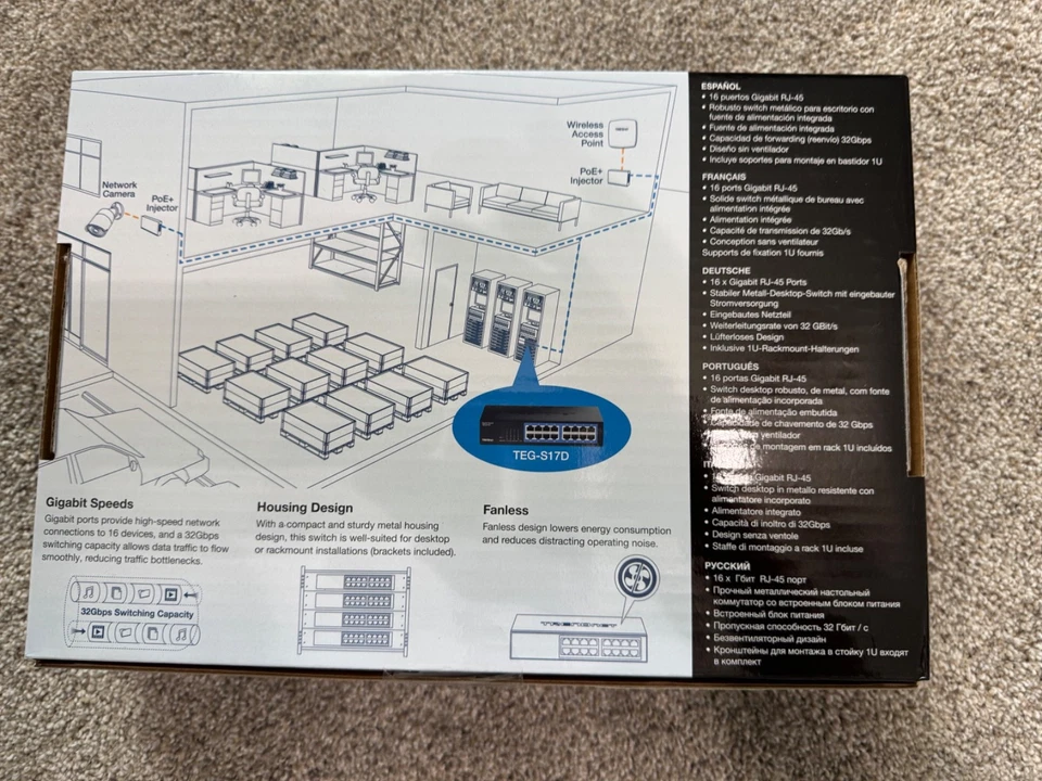 TRENDnet  TEG-S17D 16-Ports External Gigabit Network Switch - Image 4 of 4