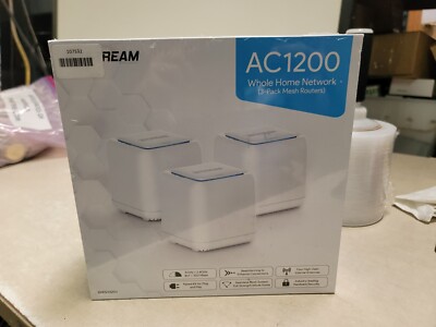 Jetstream AC1200 Whole Home WiFi Mesh Routers 3-Pack (EMESH3200) SEALED