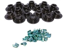Valve Spring Retainers Set/16+LOCKS 7-degree for 11/32 stem using Stage 2 spring