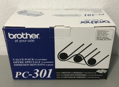   Brother PC -301 PC301 Printing Cartridge N328  Genuine NEW  2 PACK 