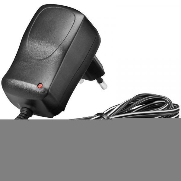 Alimentatore AC/DC 12V 600mA Plug 5.5 x 2.1mm Nero