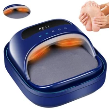Electric Heated Shiatsu Foot Massager Forefoot Circulation Machine Pain Relief