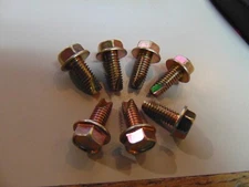 100x 5/16-18 X 3/4 Thread Cutting Screw bolt Hex Flange Steel Self Tapping sheet