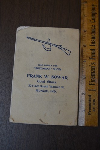 Old Commonwealth Shoe & Leather Co. Zapatos bostonianos F. Sowar Muncie Folleto IND - Imagen 4 de 6