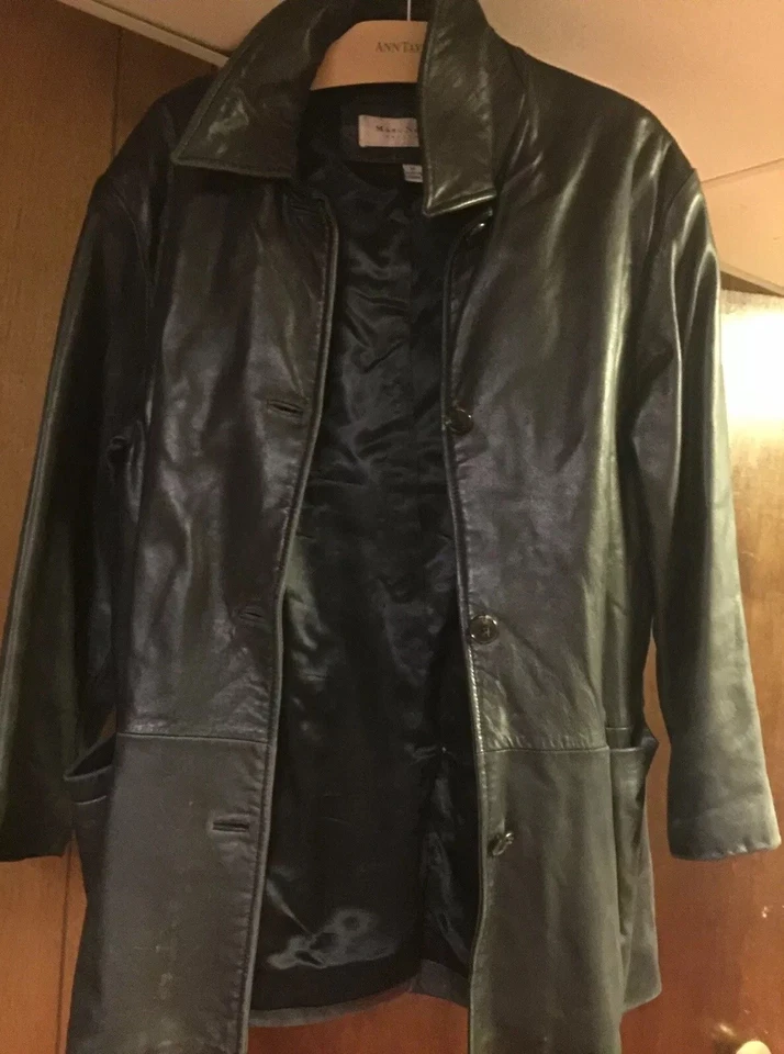 🖤 DESIGNER 软皮夹克/西装外套 分布 经典 复古 黑色 M $165