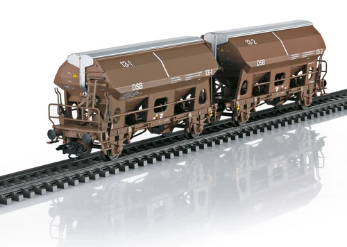 Märklin 46309 Schwenkdachwagen-Set, 2 Wagen!!, Bauart Tdgrrs, DSB, Neuheit selte