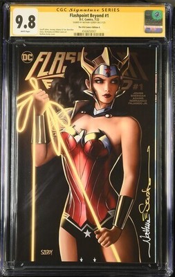 Flashpoint Beyond #1 D.C. Comics 616 Variant CGC SS 9.8 SIGNED NATHAN SZERDY