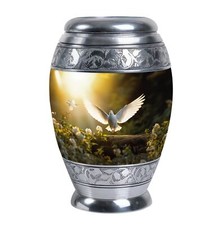 Dove Urn for Human Ashes - Personalizable Cremation Memorial Urn Keepsake
