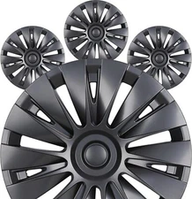 19" Set of 4 Wheel Covers Snap On Full Hub Caps fit R19 Tire & Steel Rim