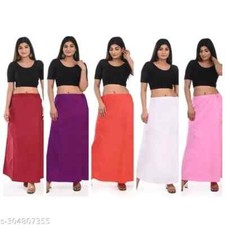RED Premium Cotton Petticoat   Breathable Saree Underskirt for All-Day Comfort