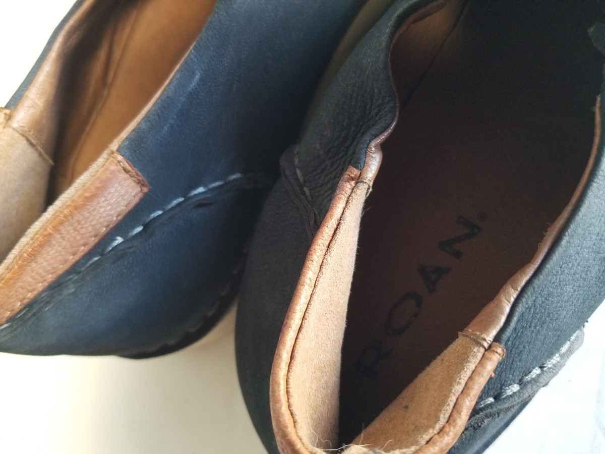 Roan By BedStu Size 12 M CALON Leather Slip On Loafers Men display picture 3