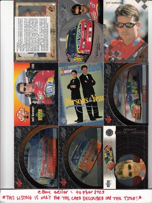TC) 1998 SP Authentic Behind the Wheel JEFF GORDON #BW1 | eBay